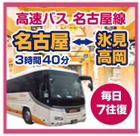 高速バス名古屋線 ひみ番屋街